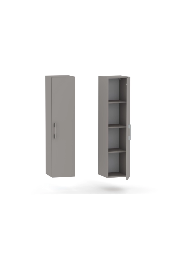 Słupek lazienkowy wiszący LUNA 1D 30 cm Szara